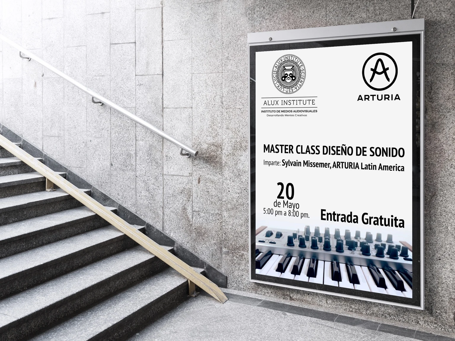 Alux Institute / Arturia · Cartel