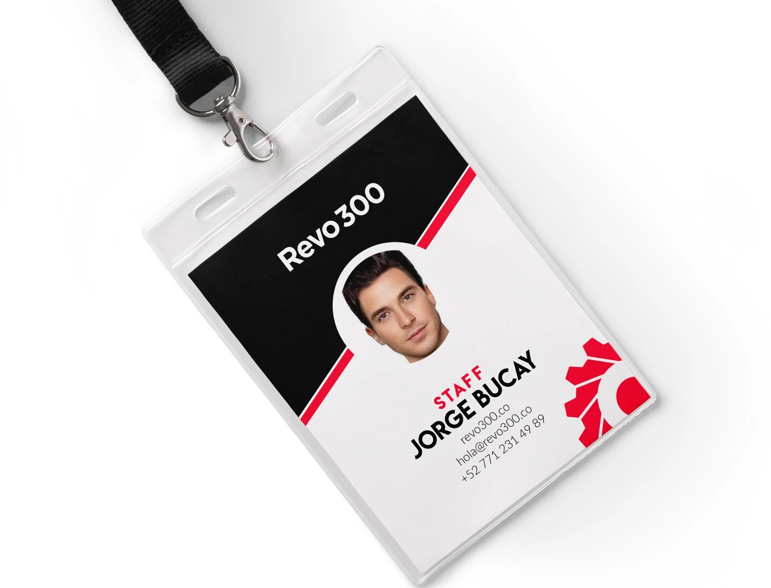 Revo300 · Gafete