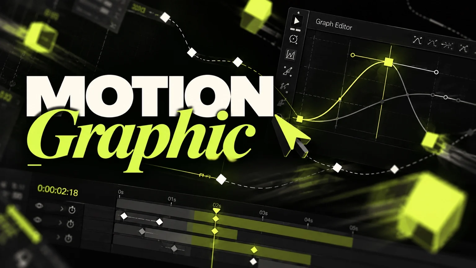 Motion Graphic: curvas de animación, keyframes y Graph Editor